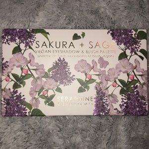 Sakura + sage vegan eyeshadow and blush palette